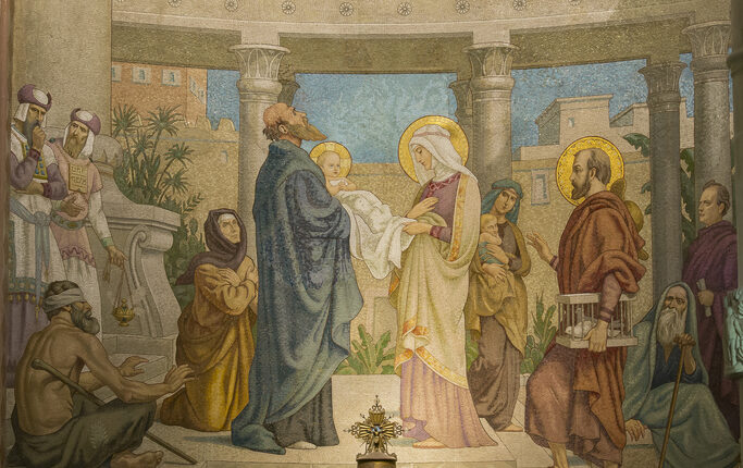 The presentation of Jesus in the Temple